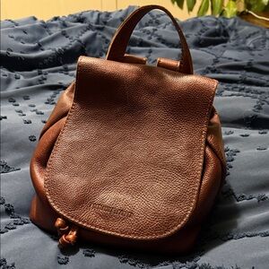 Portland Leather Rich Brown Backpack